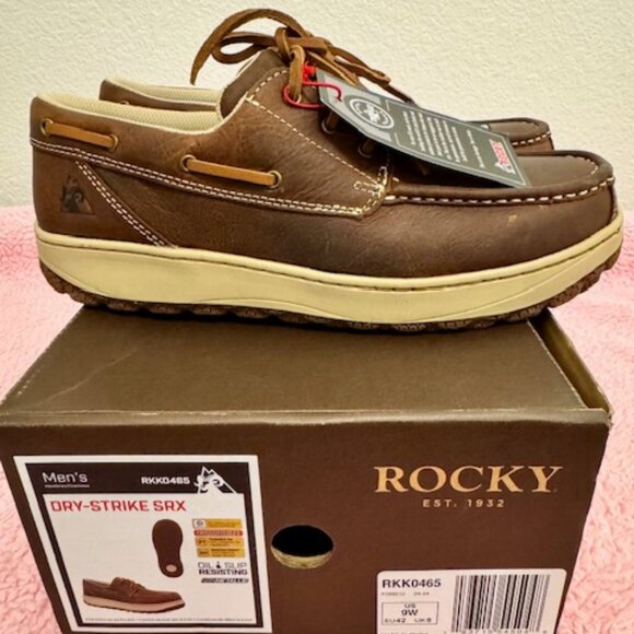 Rocky Other - Rocky Dry-Strike SRX Composite Toe Leather Shoes – Men’s 9W
